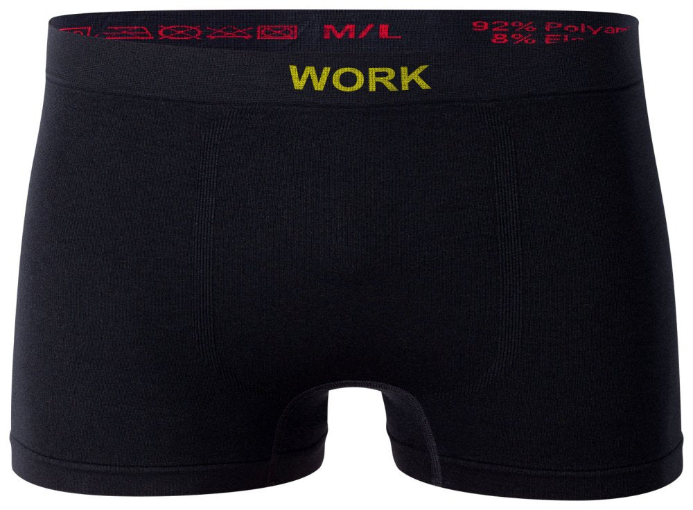 Men's seamless boxer shorts WORK 4 pack