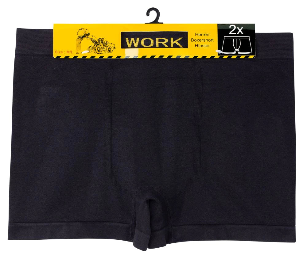 Men's seamless boxer shorts WORK 4 pack