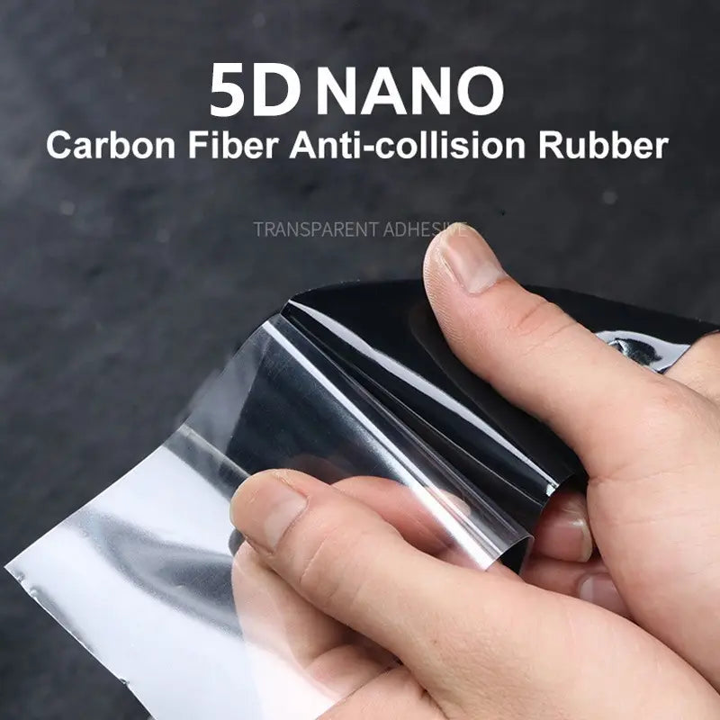 5D Carbon Fiber Reflective Automotive Tape: High-Gloss, Scratch-Resistant, Self-Adhesive Safety Protection for Car Door Sills