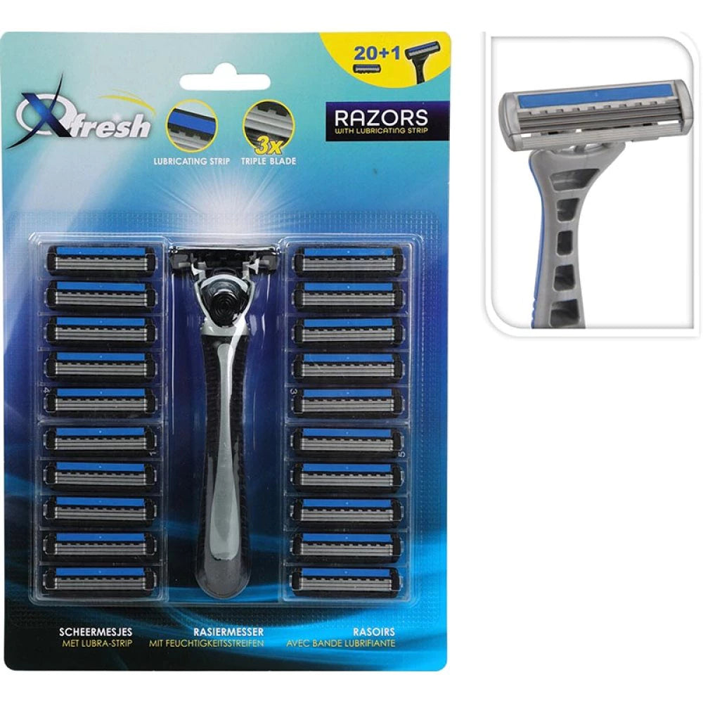 Razor Men - Holder + 21 Blades
