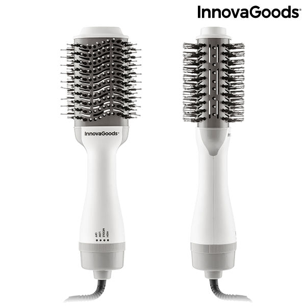IONIC DRYER AND VOLUMISING BRUSH VOLUMIO INNOVAGOODS 1000W WHITE/GREY Shop kitchen home
