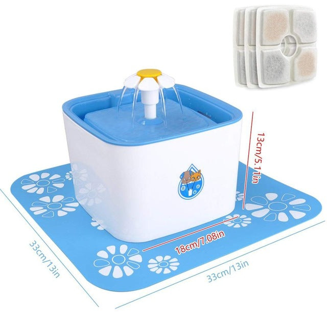 Automatic Cat Fountain Water Drinking Feeder 2.5L Auto Pet Dog Water Fountain Shop kitchen home