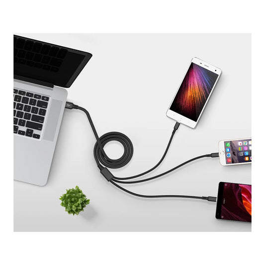 3in1 usb cable for Iphone micro usb type-c 1.2m Shop kitchen home