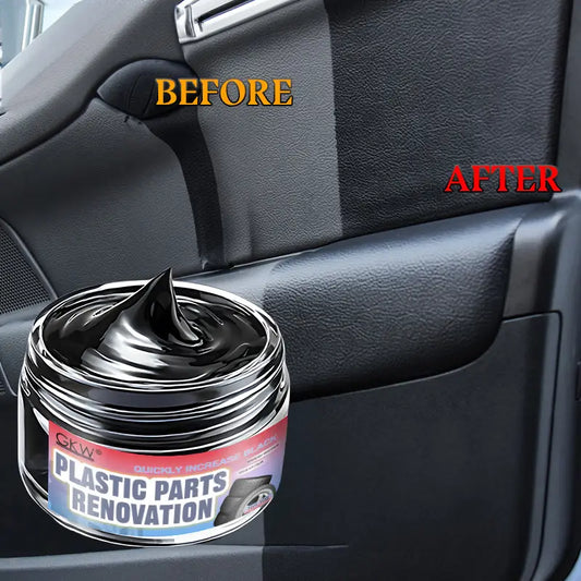 Car Interior Black Care and Restoration Wax Tire Restoration
