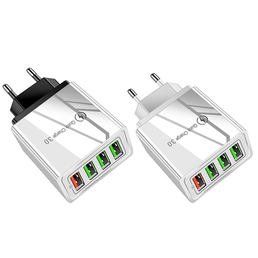 4xusb quick charge 3.0 wall charger