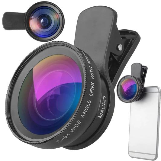 Lens phone lens 2in1 0.45x 12.5x
