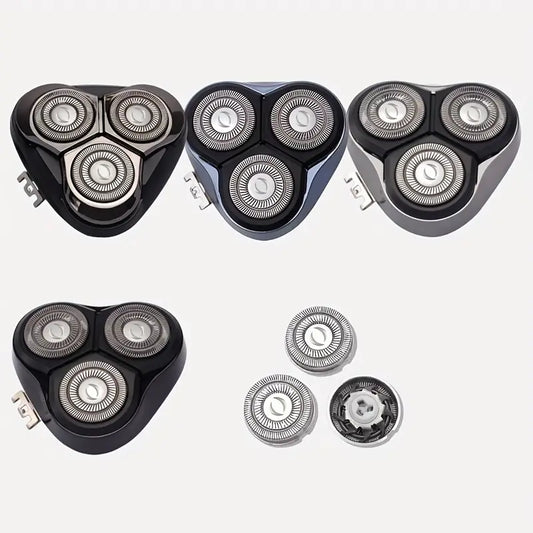 3pcs Electric Shaver Replacement Blades - Compatible with Philips, Flyco &amp; More Detachable Mesh Models