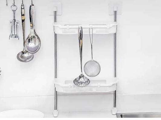 Bathroom shelf above the toilet seat 2 shelves