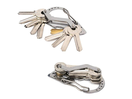 Survival multitool carabiner key ring