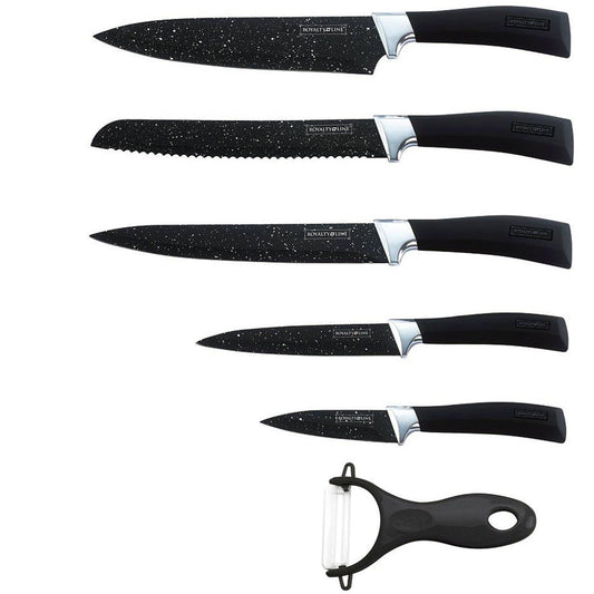 Royalty Line RL-ML5B: Set of 5 Knives Shop kitchen home